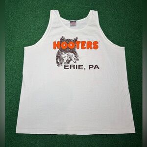 Hooter Erie Pa Tank Top Vintage 90s Stereo Heaven Sleeveless L/XL 23x28 Shirt